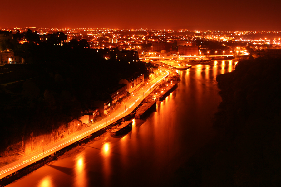 Bristol at night